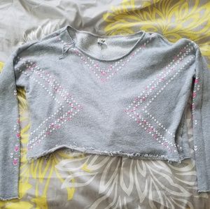 Long sleeved crop top